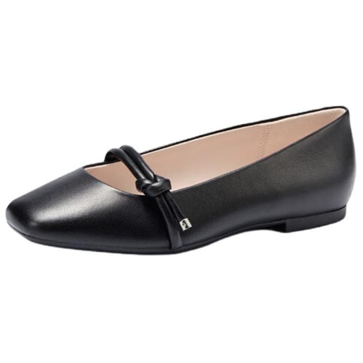 Ecco Dance Joy Collection Овчина Тонкие и Без Форма Туфли Мэри Джейн 1см Женские Черные - изображение 3