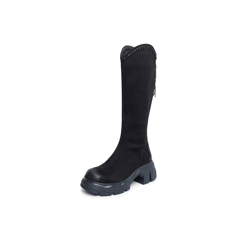 Ботинки ELLE Western Cowboy Boot Over-the-Knee Boots Женские 2025 Женские Ботинки - изображение 2