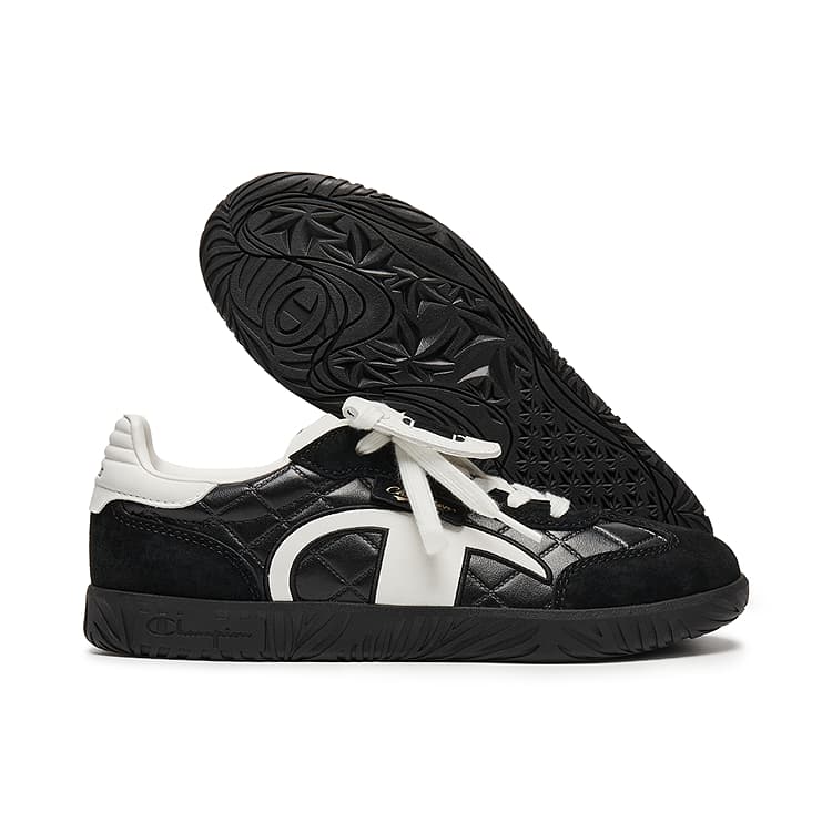Кроссовки Champion Balance Low Top T Trainers Немецкий язык Армейский стиль Женский Черный Молочно-белый - изображение 2