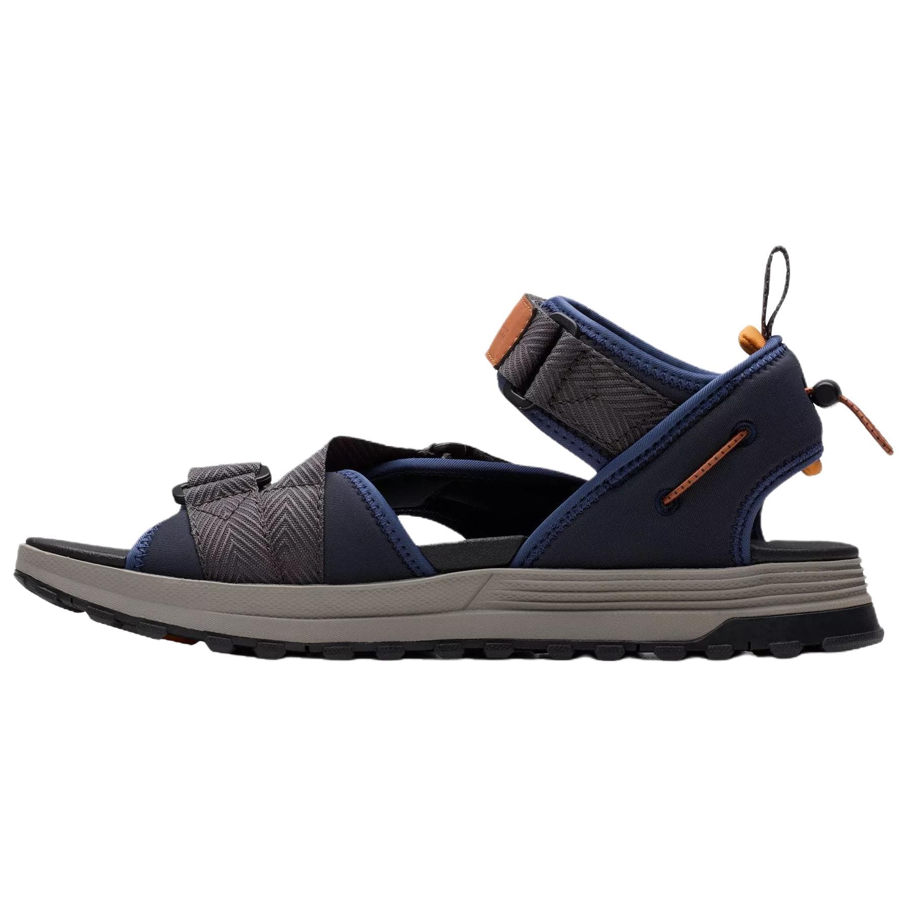 Сандалии с ремешком Clarks ATL TREK Прилив Бычья замша Пляжные сандалии Мужской Морской синий - изображение 2