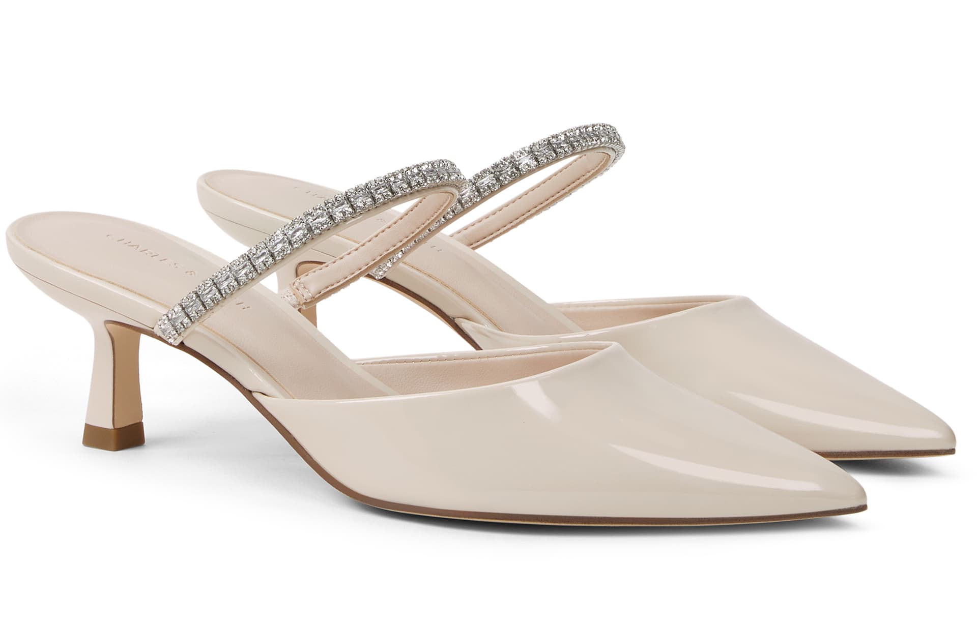 Сандалии CHARLESKEITH ck PU 6cm BLACK TEXTUREDSilverCream - изображение 2