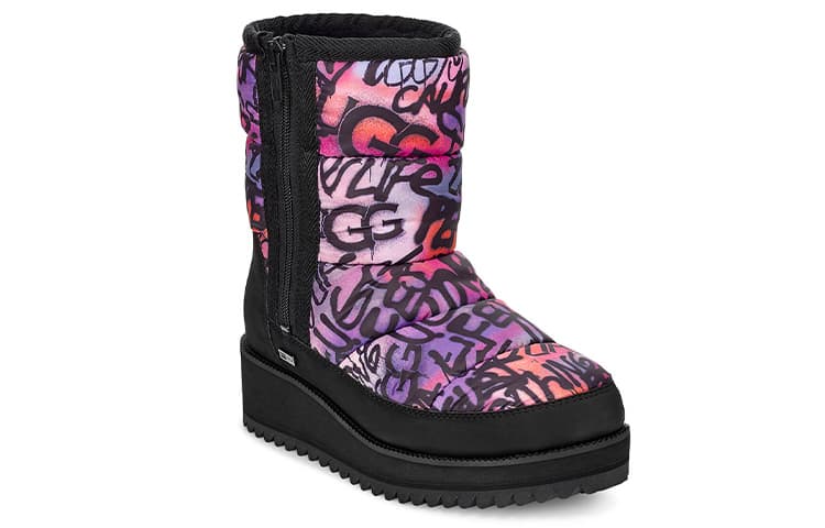 Ботинки зимние UGG Ridge Graffiti Pop Purple Black - изображение 3