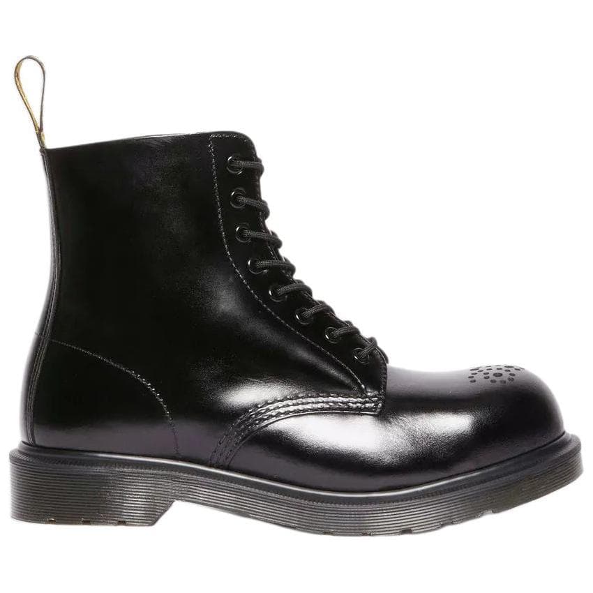 Ботинки Dr.Martens 1460 ANALINE Кожаные армейские ботинки унисекс черные - изображение 2