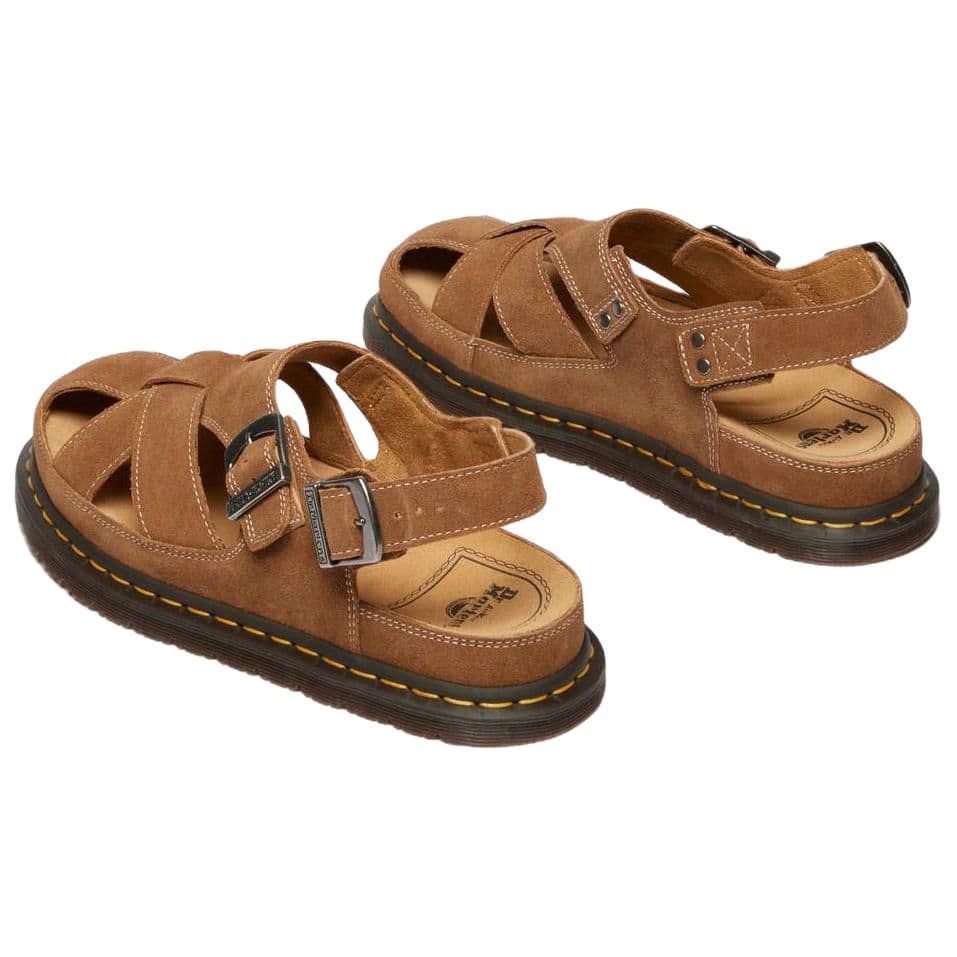 Сандалии Dr.Martens Archive FISHERMAN Кожа Сандалии-гладиаторы Унисекс Коричневый - изображение 4