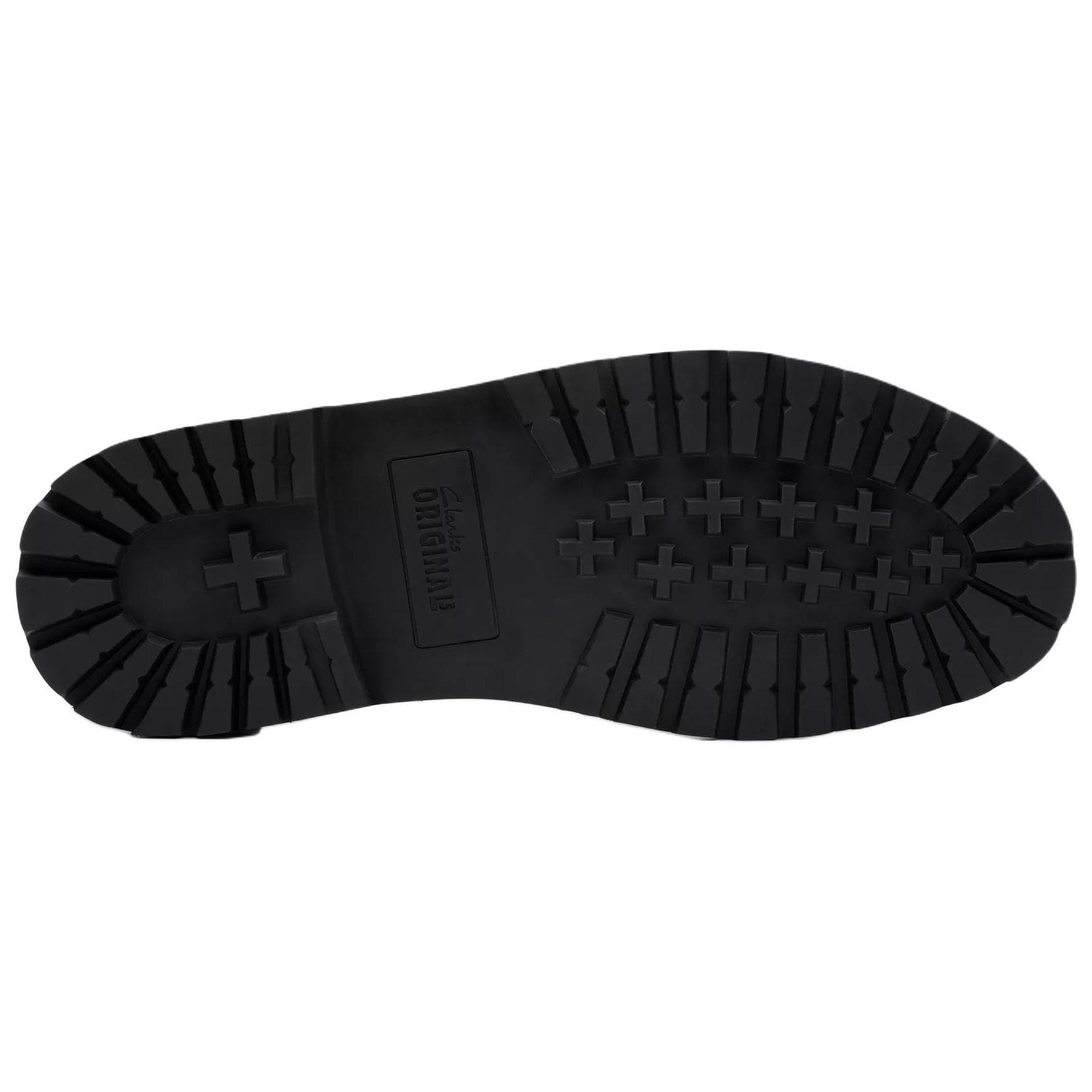 Ботинки Clarks Кожа Повседневная Обувь Мужская Черная - изображение 6
