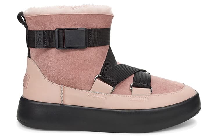 Ботинки зимние UGG Classic Boom Buckle Pink - изображение 2