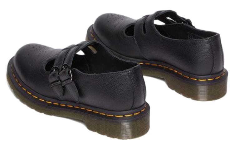 Тапочки Dr.Martens 8065 Кожа Mary Jane Женские Туфли Черные - изображение 4