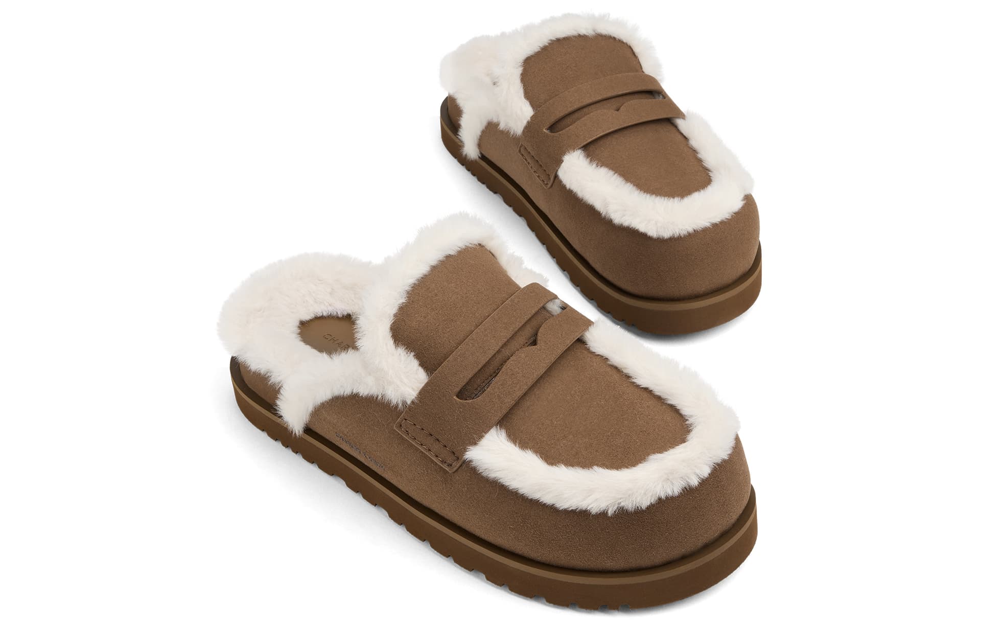 Сандалии CHARLES&KEITH Обувь на платформе Плюшевый Обувь в стиле Birkenstock Кроссовки без шнурков Примерно 3 см ЭВА Тапочки с закрытым носом Женский - изображение 3
