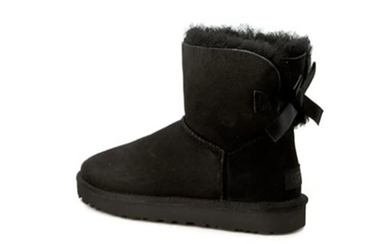 Ботинки зимние UGG Bailey Bow Short Black - изображение 4