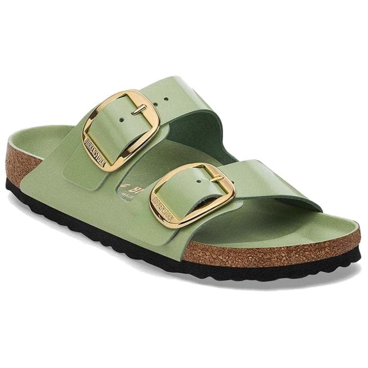 Сандалии Birkenstock Arizona Big Buckle Шлепанцы Женские Зеленые - изображение 3