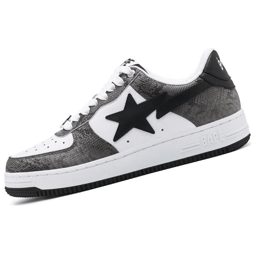 Кроссовки A BATHING APE STA Low Black White - изображение 2