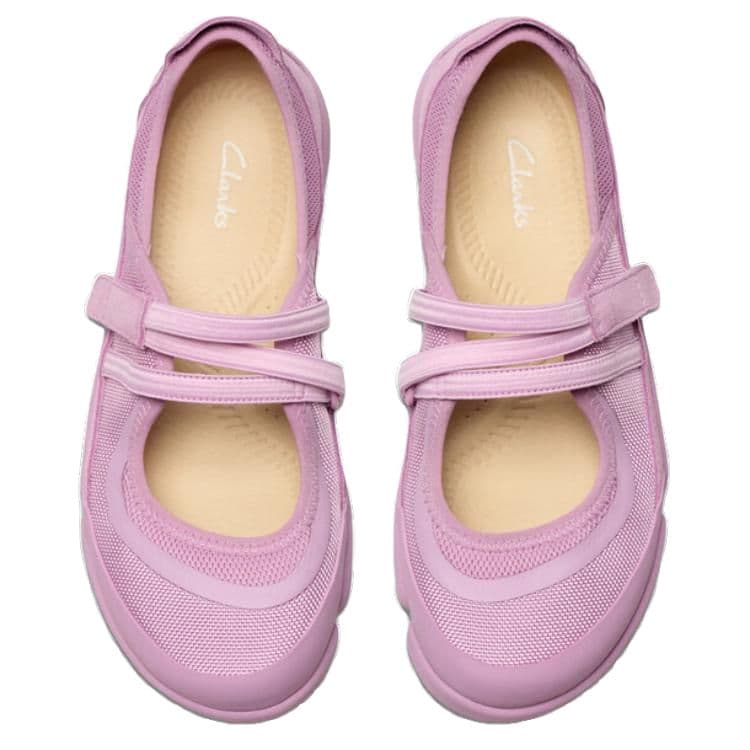 Clarks THREE Лепесток Обувь 2,0 Коллекция Туфли Мэри Джейн Женские Фиолетовые - изображение 3