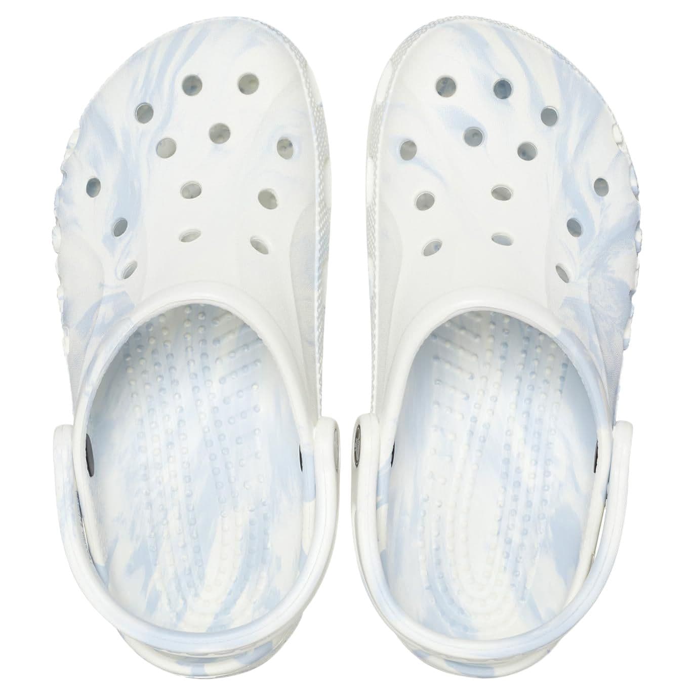 Сабо Crocs Baya Marbled Sabo Rubber Унисекс Белый - изображение 4