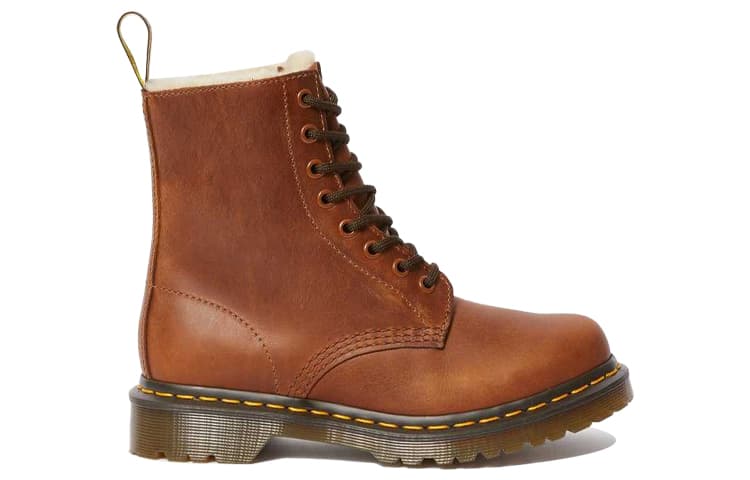 Ботинки Dr. Martens 1460 Faux Fur Lined Brown - изображение 2