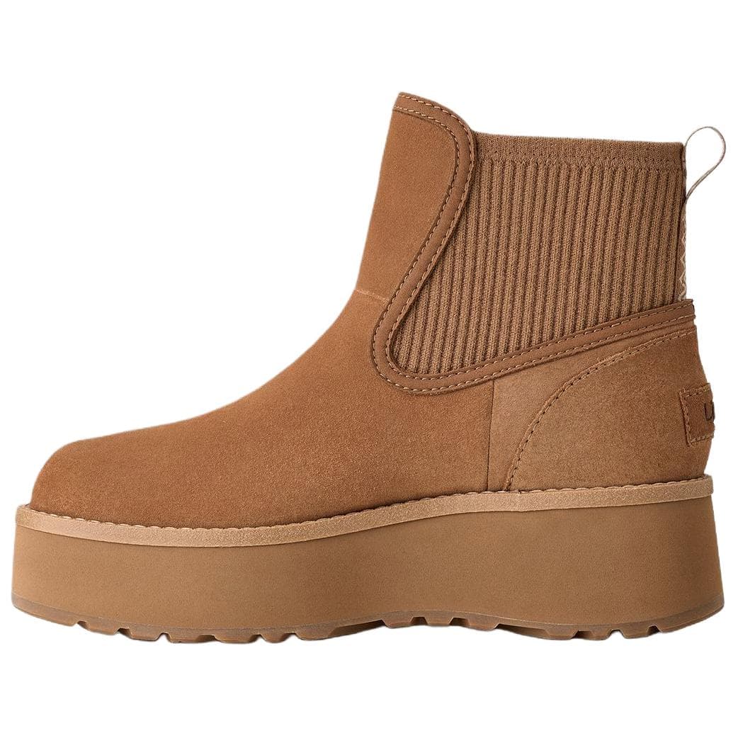 Ботинки челси UGG Cityfunc Спилок Коровья Кожа Челси 5,1 см Женский Каштановый - изображение 2