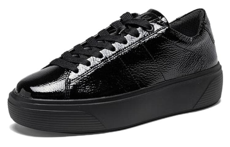 Кроссовки Ecco Low Top Black - изображение 3