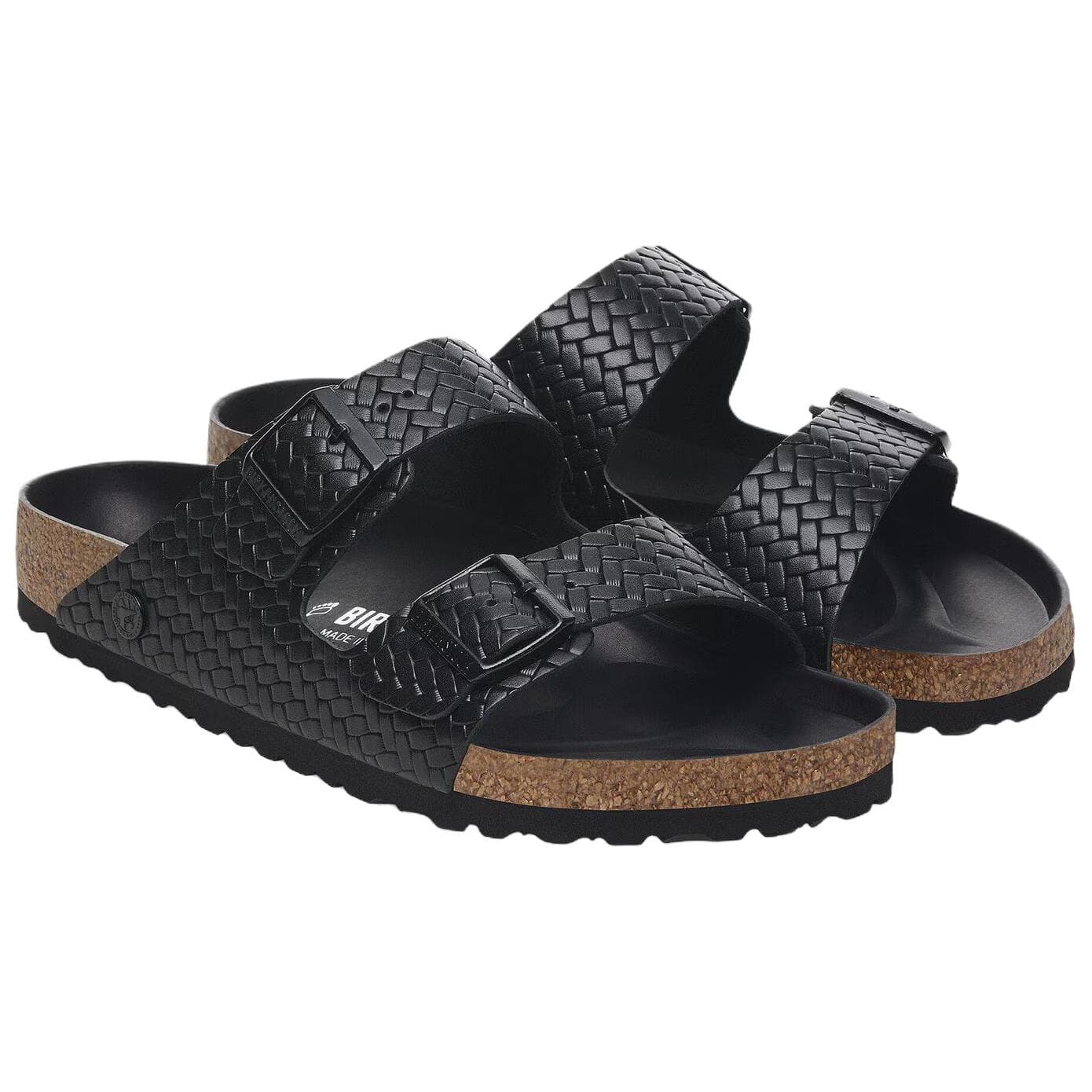 Сандалии Birkenstock Arizona Rivet Logo ЭВА Шлепанцы Унисекс Черный обычный Свободный покрой - изображение 3