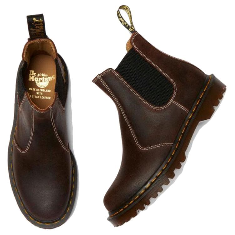 Ботинки челси Dr.Martens Короткий Челси Унисекс Коричневый - изображение 5