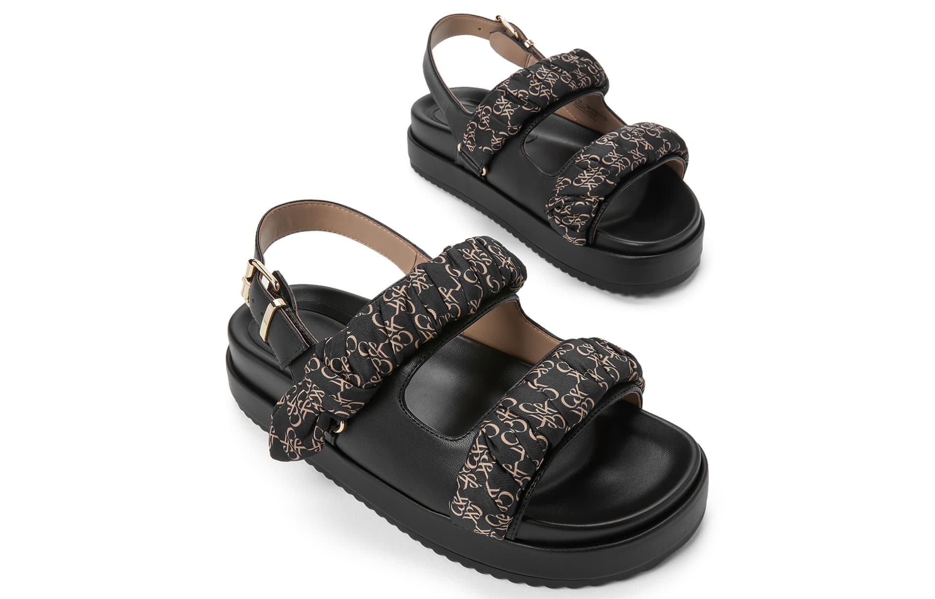 Шлёпанцы CHARLESKEITH ck 4cm ChalkBlack - изображение 3