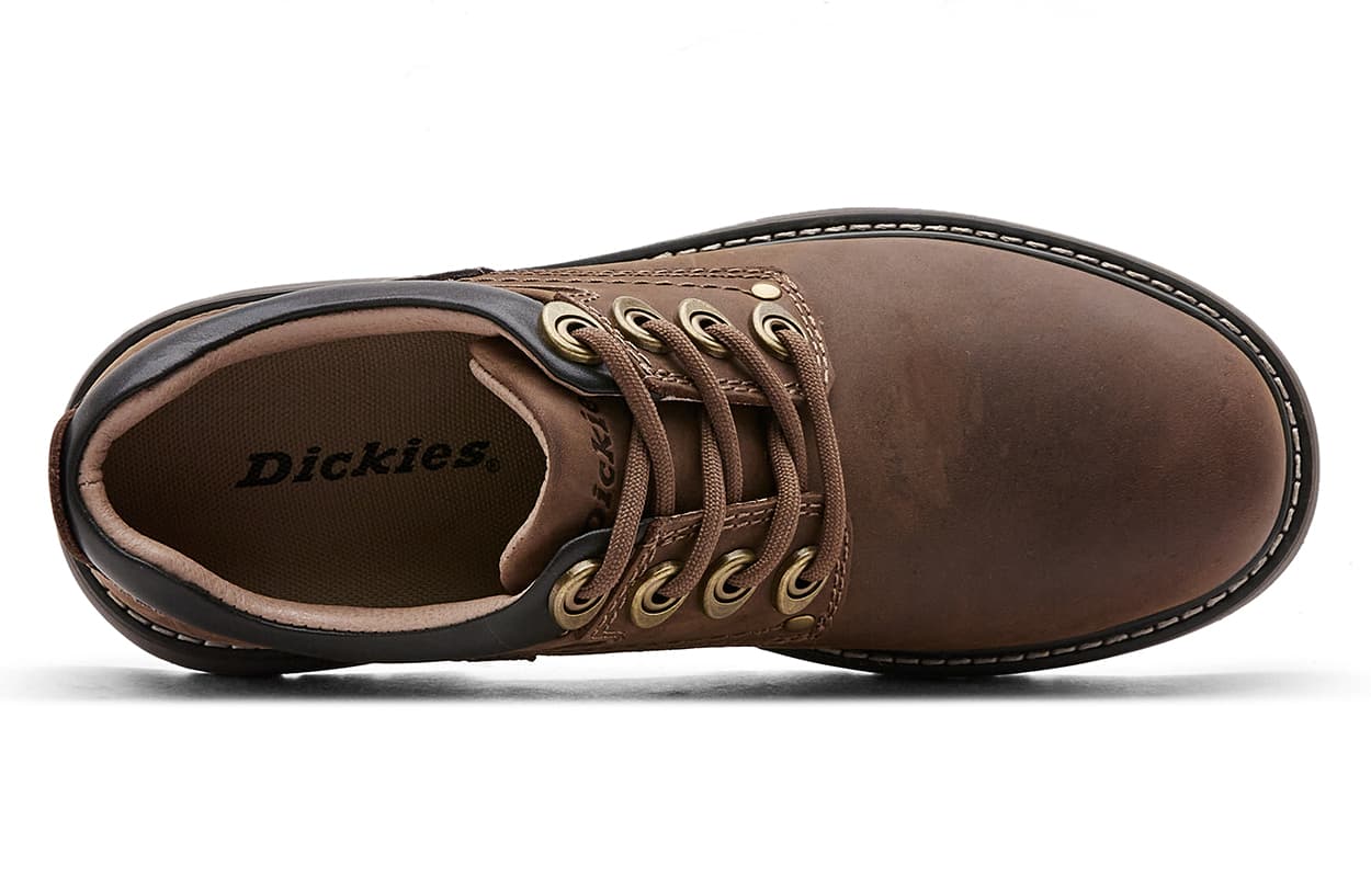 Dickies Легкий Устойчивый к истиранию Удобный Повседневный Кожа "Сумасшедшая лошадь" Рабочие ботинки Мужские - изображение 3