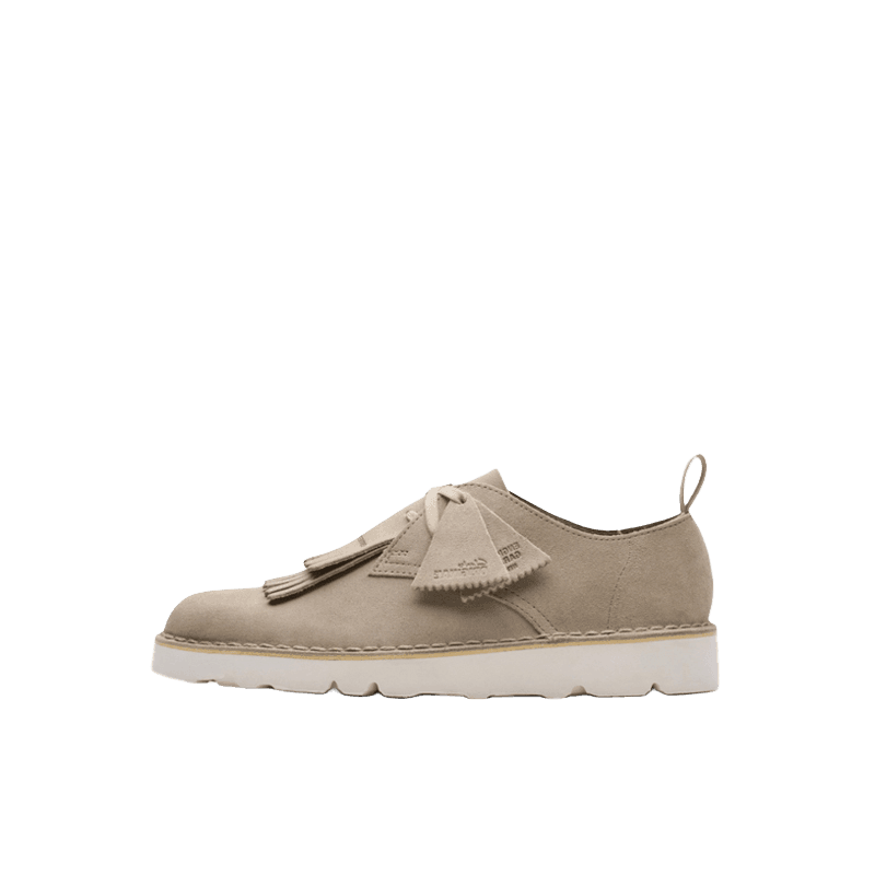Кроссовки ENGINEERED GARMENTS x Clarks Спилок коровья кожа Низкий Топ Повседневная обувь Мужская Песочный - изображение 1