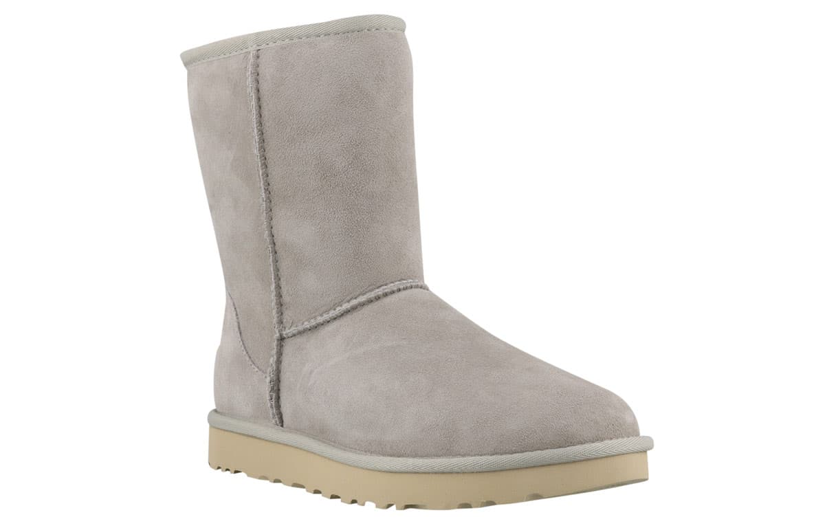 Ботинки зимние UGG Classic Short II Gray White - изображение 3