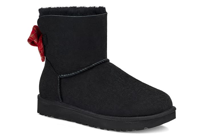 Ботинки зимние UGG Bailey Bow Plaid Ribbon - изображение 3