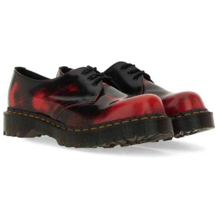 Ботинки Dr.Martens 1461 BEX Rub OFF LU Кожа Повседневная обувь Мужская Черная - изображение 3