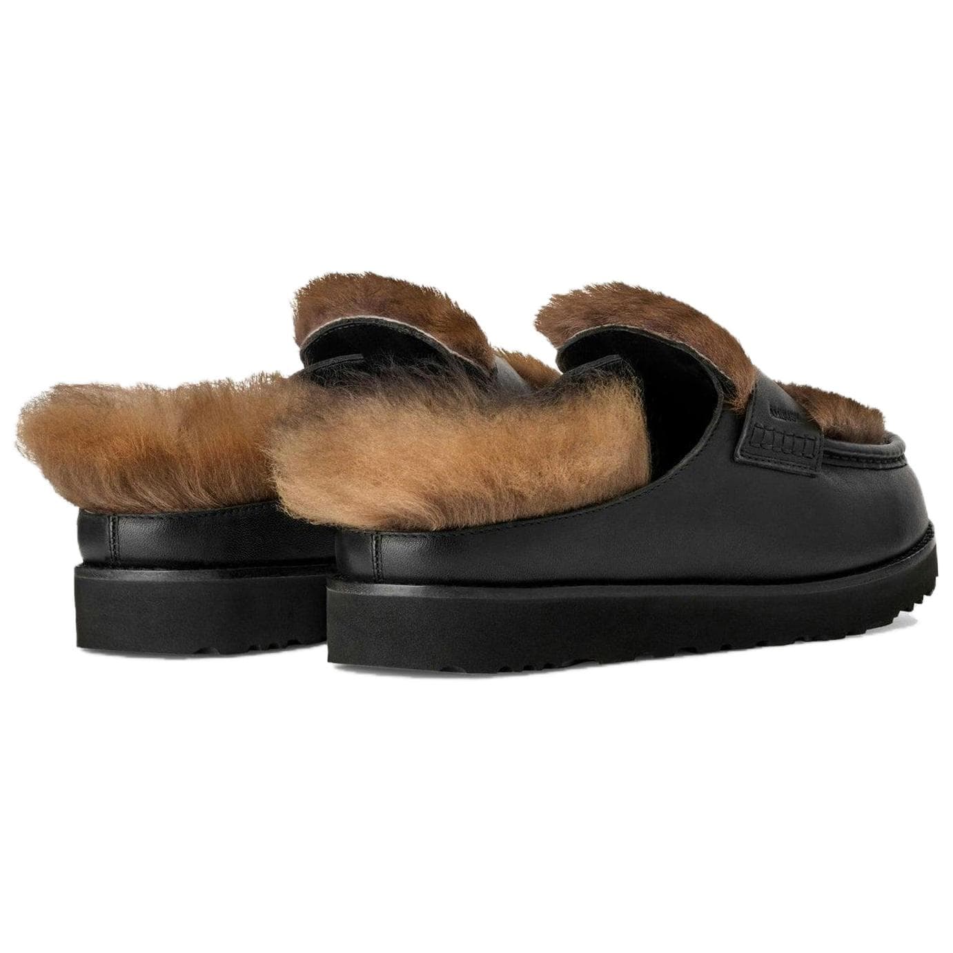 Лоферы UGG x AMBUSH Кожа Удобные Лоферы Унисекс Черные - изображение 2
