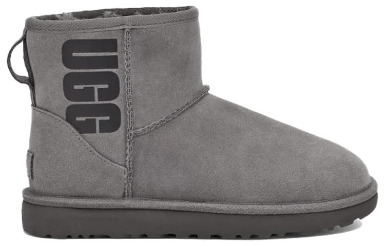 Ботинки зимние UGG Classic Mini Grey - изображение 2