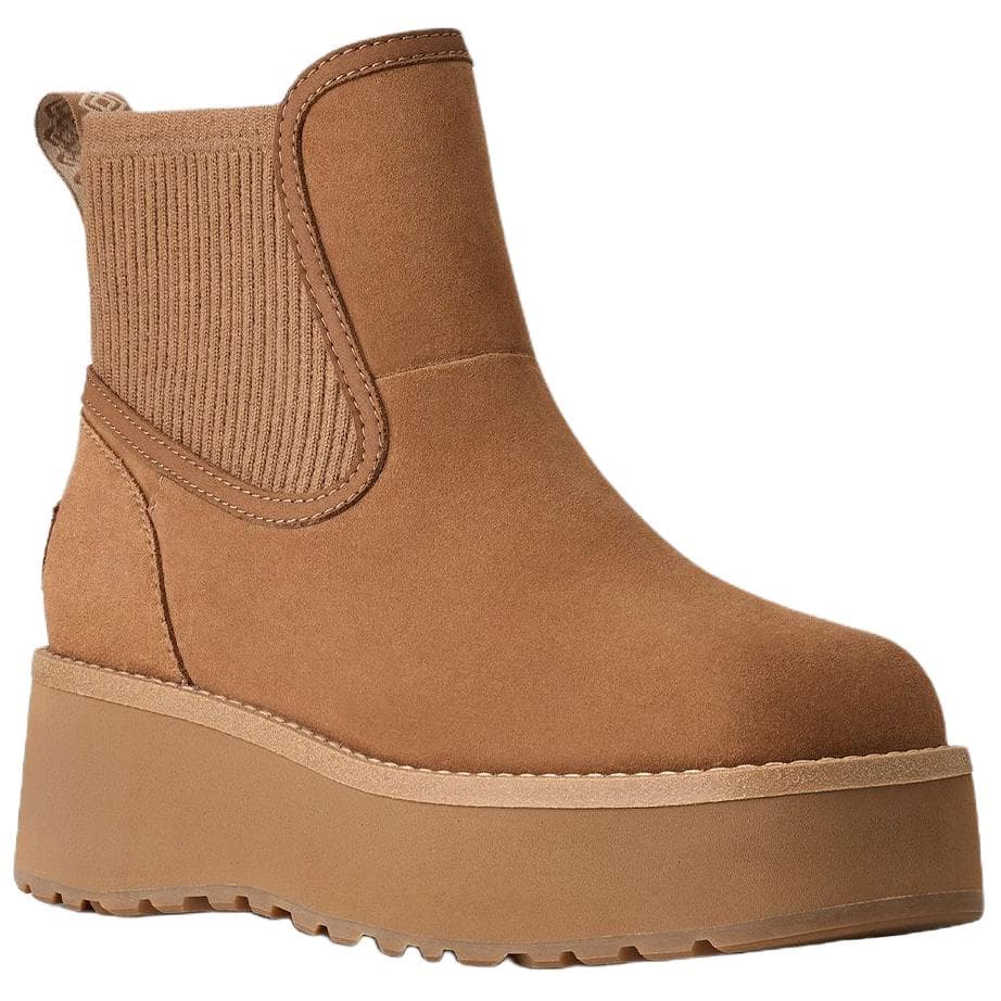 Ботинки челси UGG Cityfunc Спилок Коровья Кожа Челси 5,1 см Женский Каштановый - изображение 3
