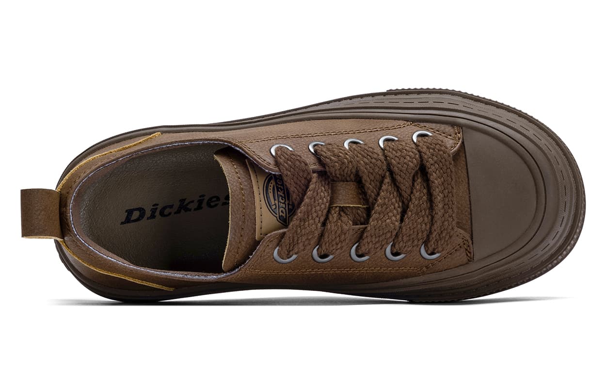 Dickies Низкие кеды для скейтбординга Женские Кофейного цвета - изображение 3