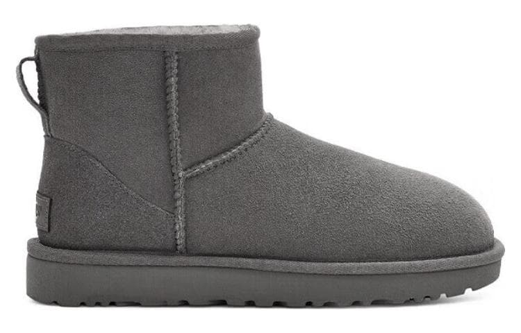 Ботинки зимние UGG Classic Mini Grey - изображение 2