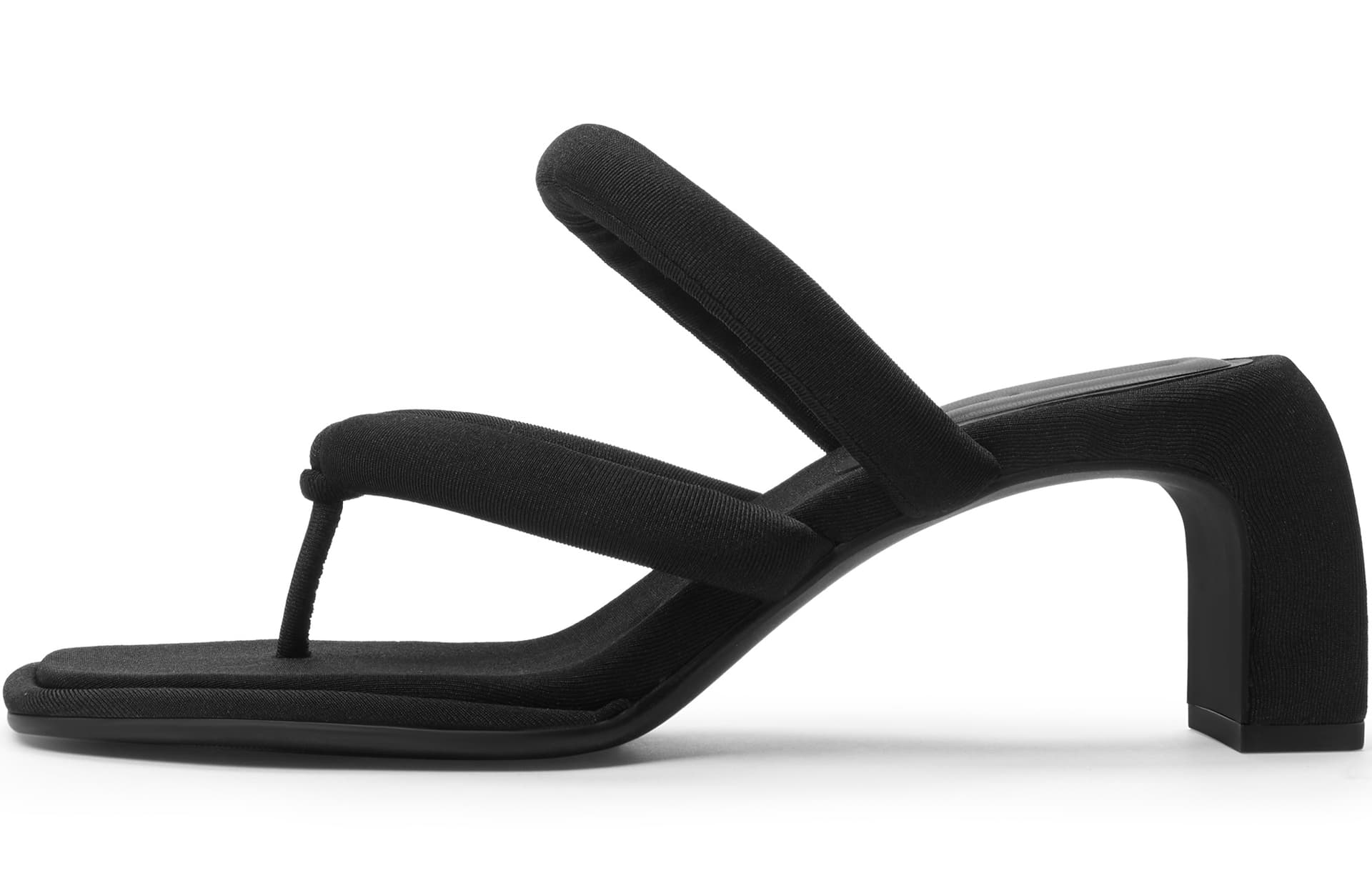 Сандалии CHARLESKEITH ck 7.2cm ChalkBLACK TEXTURED - изображение 1