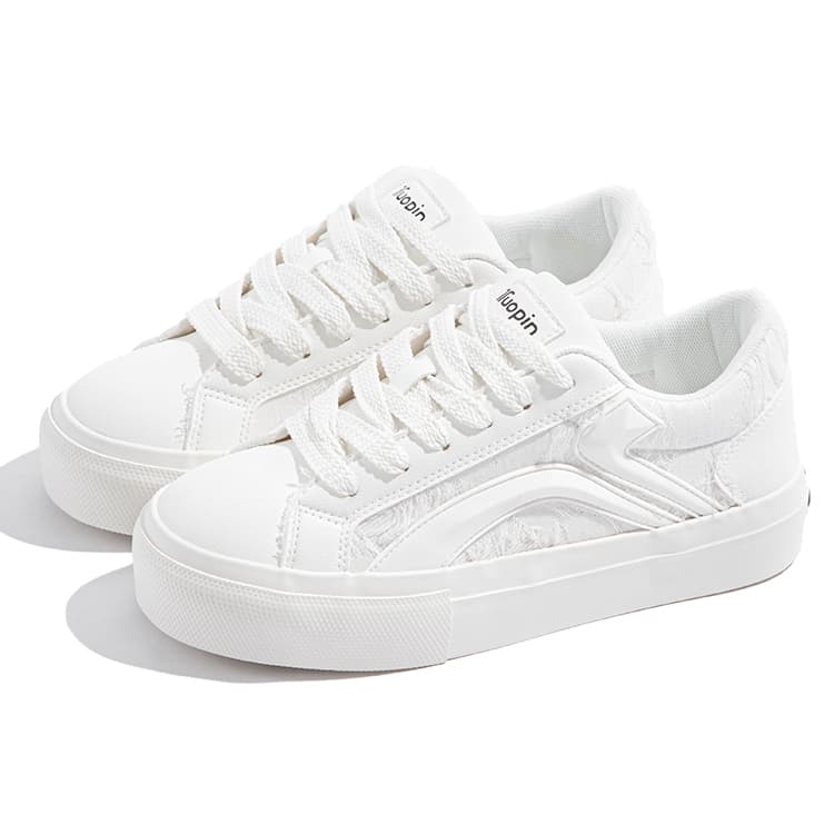 Кроссовки TUOPIN Pai Shoes Текстиль Синтетическая кожа Легкий визуально увеличивает рост Низкие кеды Скейтборд Обувь Женская - изображение 3