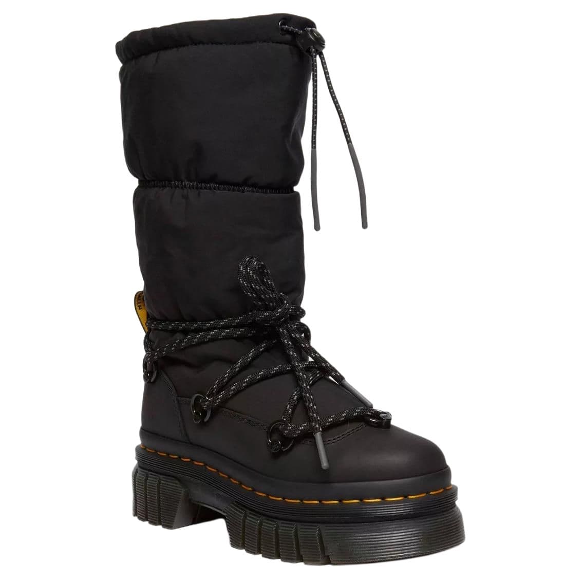 Ботинки зимние Dr.Martens Audrick Термический Устойчивый к Износу Высокие Снеботуфли Унисекс Черные - изображение 3