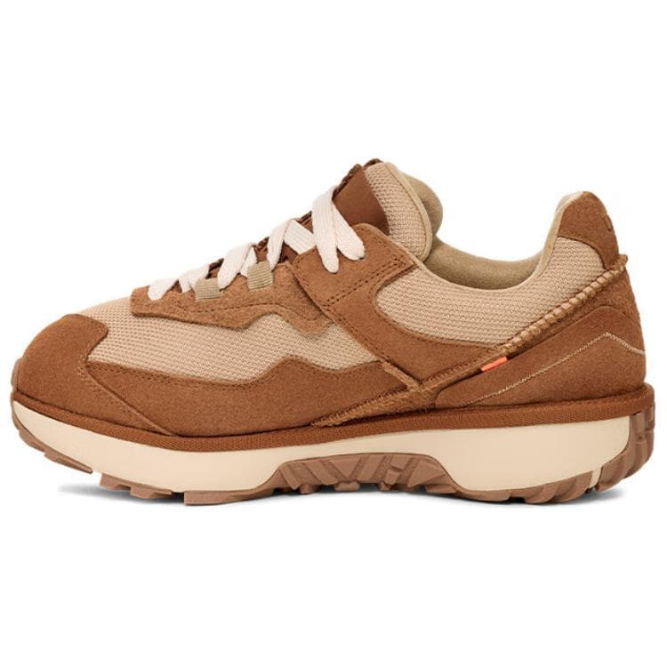 Кроссовки UGG RetroFi Спилок Коровья Кожа Противоскользящие Низкие Повседневные Мужские Коричневые Туфли - изображение 2