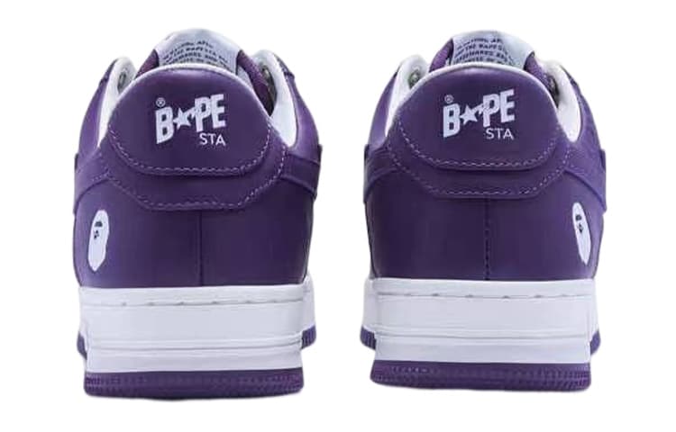 Кроссовки A BATHING APE STA White Purple - изображение 3