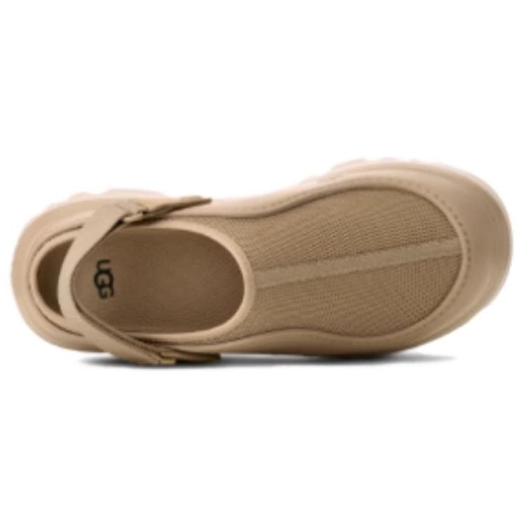 Сандалии UGG противоскользящие закрытые тапочки унисекс цвет темно-песочный - изображение 4