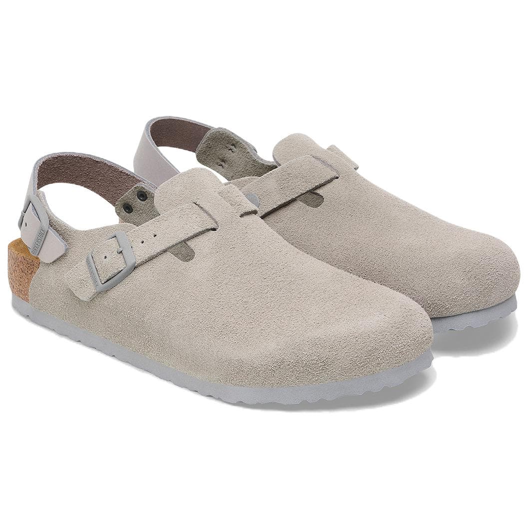 Сандалии Birkenstock Быстросохнущие закрытые тапочки унисекс серого цвета - изображение 4