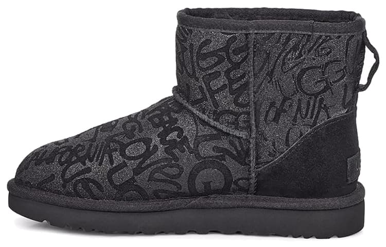 Ботинки зимние UGG CLASSIC MINI Sparkle Graffiti - изображение 1