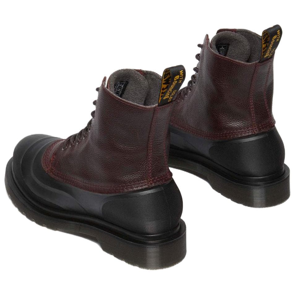 Ботинки Dr.Martens 1460 Кожаные Короткие Армейские Ботинки Унисекс Красный Черный - изображение 5