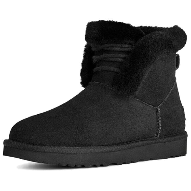 Ботинки зимние UGG CLASSIC MINI Зимние ботинки Женские Черные - изображение 2
