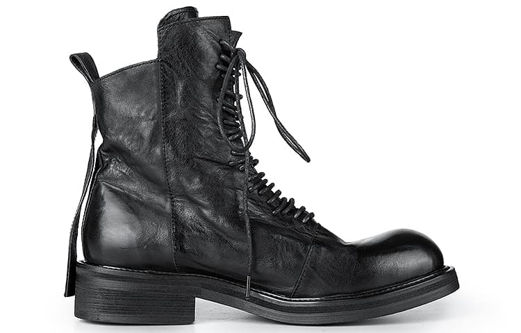 Ботинки Huànxiàngzhě Original Design High-Top Leather Boots - изображение 2