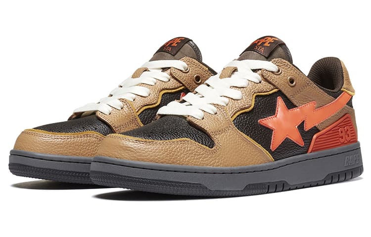 Кроссовки A BATHING APE SK8 Sta Brown - изображение 2