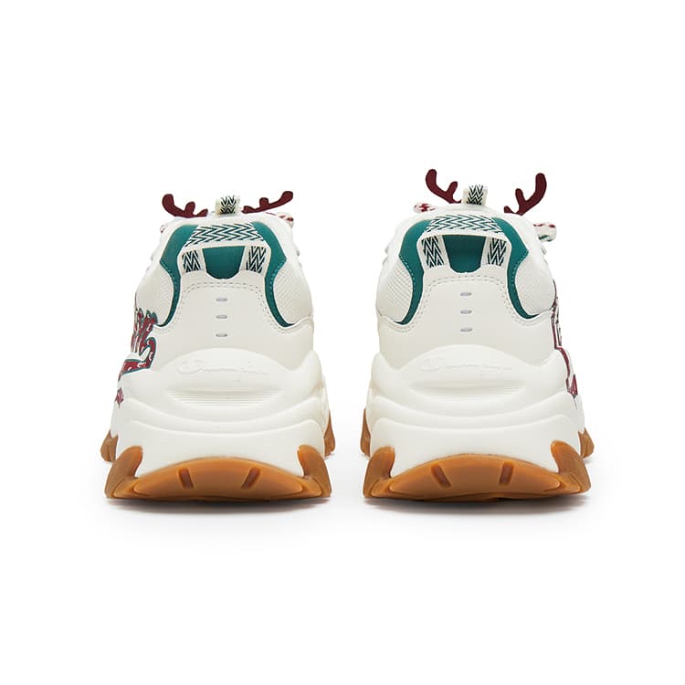 Кроссовки Champion Low Top Massive Sneakers Мужские Молочно-белый Team Красный - изображение 4
