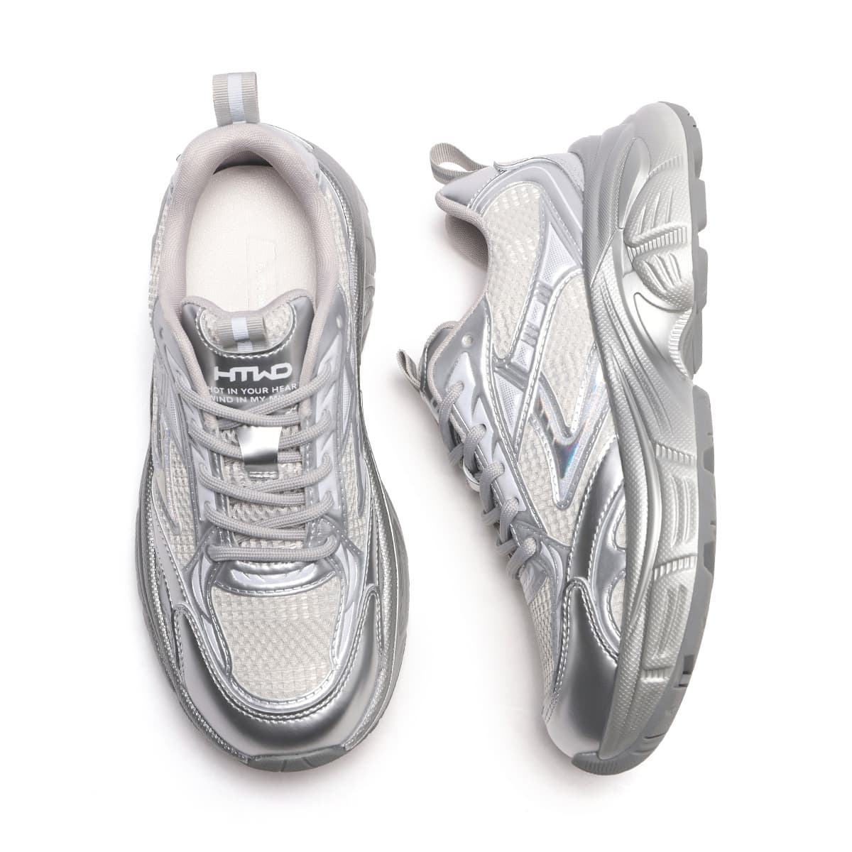 Кроссовки Hotwind Millennium Silver River Collection Устойчивый к истиранию Дышащий Низкий Верх - изображение 2