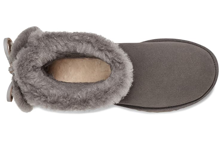 Ботинки зимние UGG Classic Double Bow Mini Charcoal - изображение 5