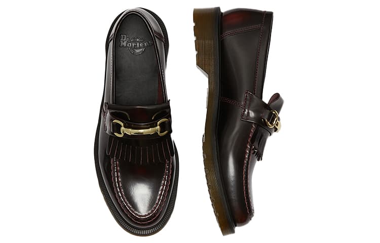 Лоферы Dr. Martens Adrian Cherry Red - изображение 3