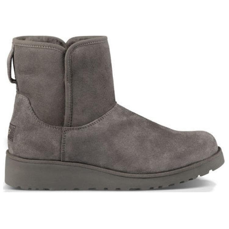 Ботинки зимние UGG Australia Kristin Замша Термические Короткие Снежные Ботинки Женские Серые - изображение 2